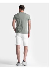 Petrol Industries Szorty jeansowe M-1040-SHO005 Biały Slim Fit. Kolor: biały. Materiał: bawełna #7