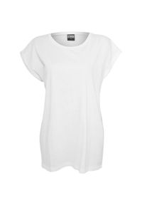 Urban Classics - Koszulka Damska Z Rozszerzonym Ramieniem. Kolor: biały. Sport: turystyka piesza #1