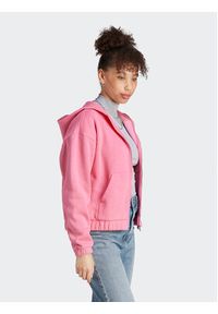 Adidas - adidas Bluza ALL SZN Fleece Washed IK4258 Różowy Loose Fit. Kolor: różowy. Materiał: bawełna #4