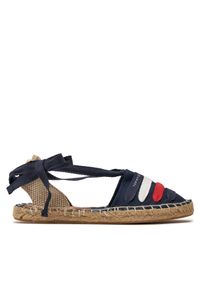 TOMMY HILFIGER - Espadryle Tommy Hilfiger. Kolor: niebieski