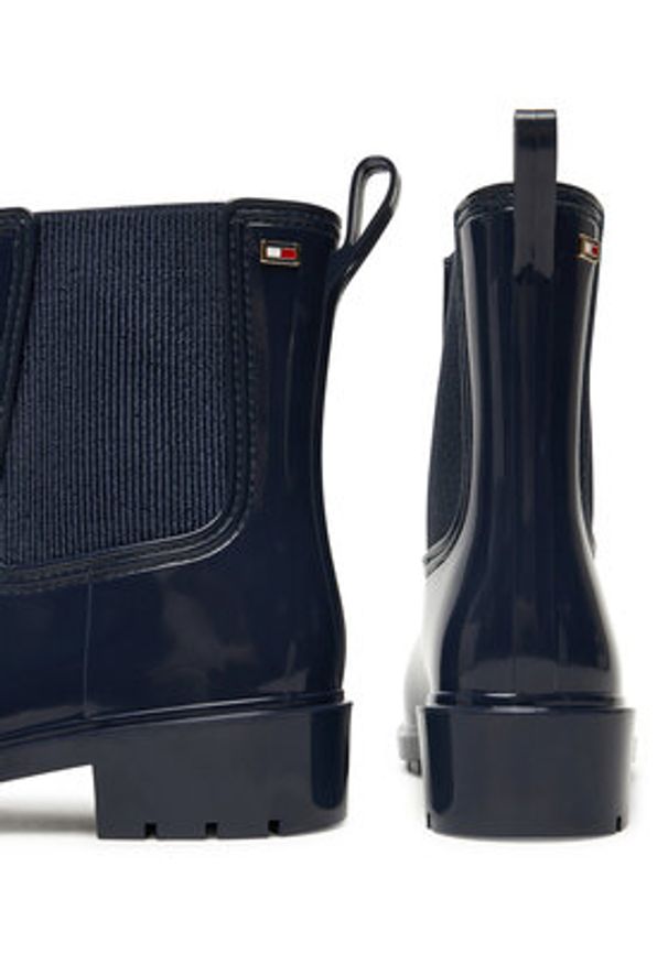 TOMMY HILFIGER - Tommy Hilfiger Kalosze Flag Hardware FW0FW08966 Granatowy. Kolor: niebieski