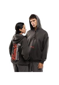 SIROKO - Męska bawełniana bluza z kapturem Rayo Club Lifestyle Siroko RC Squad Gray. Typ kołnierza: kaptur. Kolor: szary. Materiał: bawełna #1