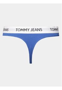 Tommy Jeans Stringi UW0UW04956 Niebieski. Kolor: niebieski. Materiał: bawełna #3