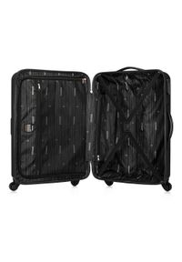 Wittchen - Zestaw walizek z ABS-u tłoczonych. Kolor: czarny. Materiał: guma. Styl: klasyczny #10