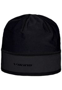 Czapka do biegania dla dorosłych Viking Palmer GORE-TEX Infinium z Windstopper. Kolor: czarny. Styl: sportowy