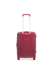 Wittchen - Zestaw walizek z polikarbonu żłobionych. Kolor: czerwony. Materiał: guma, poliester #9