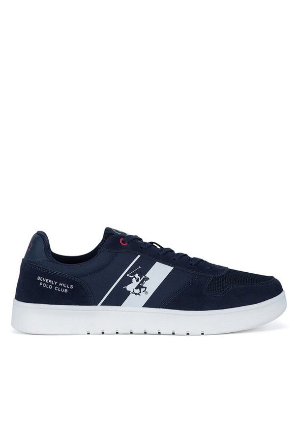 Beverly Hills Polo Club Sneakersy M-VS31981-01 Granatowy. Kolor: niebieski. Materiał: materiał