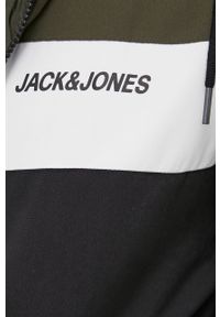 Jack & Jones Kurtka męska kolor czarny przejściowa. Okazja: na co dzień. Kolor: czarny. Materiał: poliester. Styl: casual