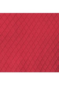 Bawełniany Sweter Męski, Okrągły Dekolt - Pako Jeans - Czerwień, Tkanina z Fakturą. Kolor: czerwony. Materiał: bawełna. Styl: klasyczny, elegancki #4