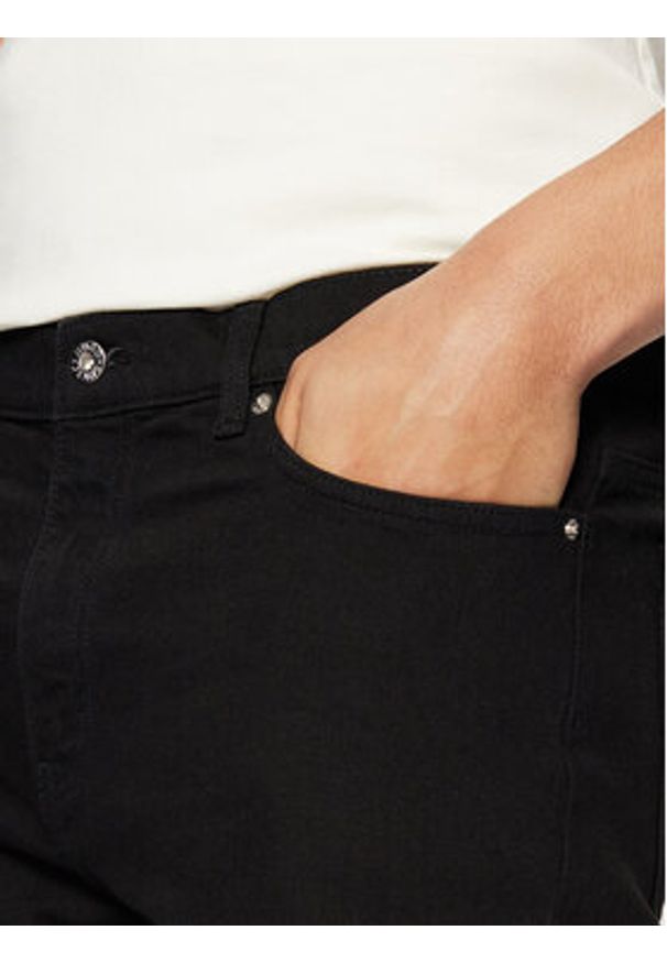 Hugo - HUGO Jeansy Ash 50511483 Czarny Slim Fit. Kolor: czarny