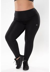 ROUGH RADICAL - Legginsy fitness damskie Rough Radical Optimal Plus size. Kolekcja: plus size. Kolor: czarny. Sport: fitness