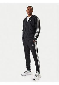 Adidas - adidas Bluza Essentials 3-Stripes JD1877 Czarny Regular Fit. Kolor: czarny. Materiał: syntetyk #9