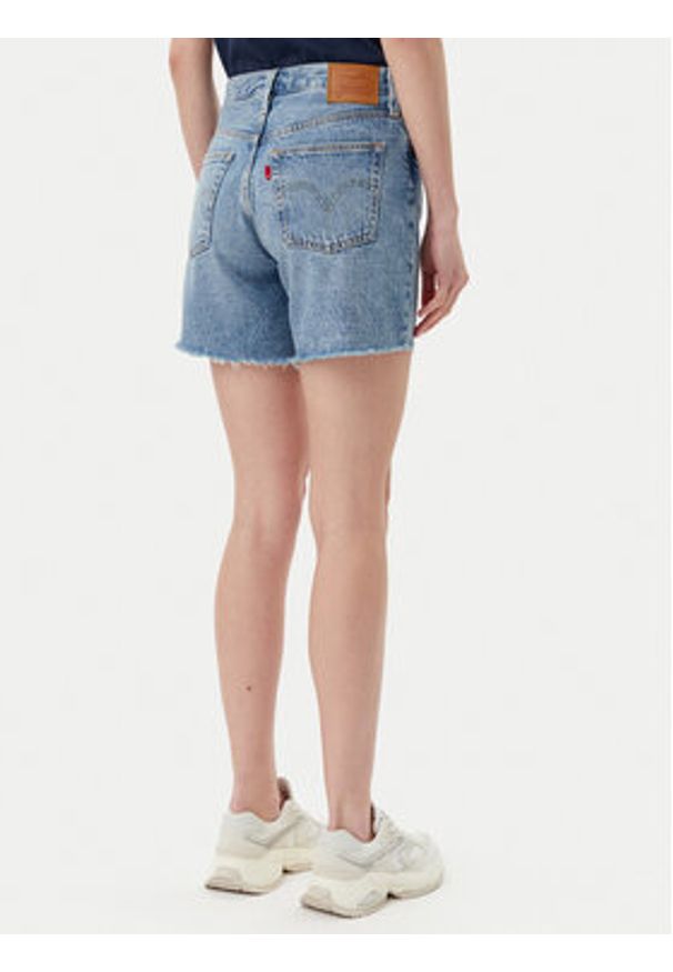 Levi's® Szorty jeansowe A9296-0001 Niebieski Regular Fit. Kolor: niebieski. Materiał: bawełna