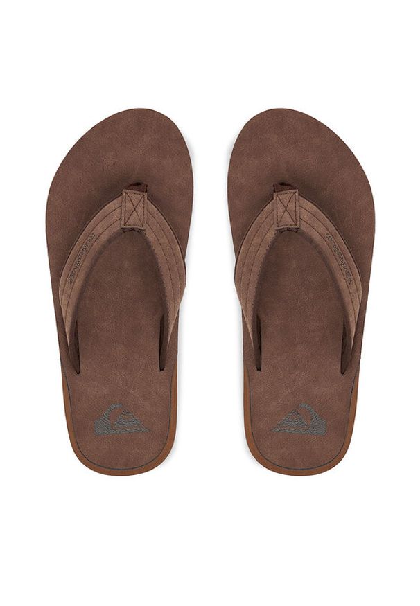 Quiksilver Japonki CEO-MIAMI-01 Brązowy. Kolor: brązowy. Materiał: materiał