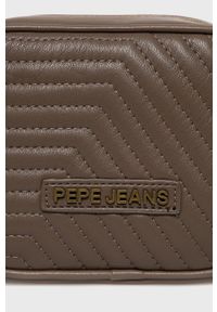 Pepe Jeans Torebka kolor beżowy. Kolor: beżowy. Rodzaj torebki: na ramię #4