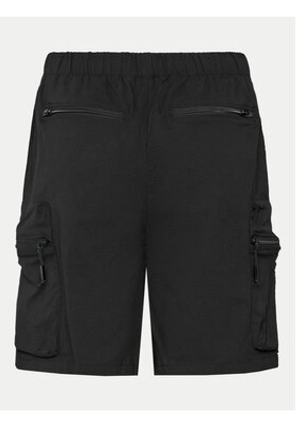 Rains Szorty sportowe Tomar Shorts 19310 Czarny Regular Fit. Kolor: czarny. Materiał: syntetyk