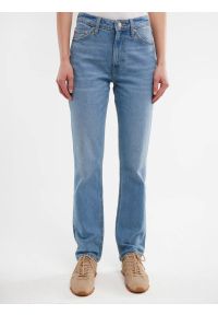 Big-Star - Jeansy damskie jasnoniebieskie Charlotte 170. Stan: podwyższony. Kolor: niebieski. Wzór: aplikacja. Styl: elegancki #1