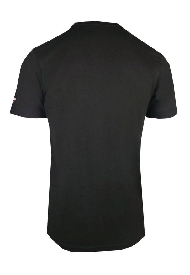 T-Shirt (Koszulka) Męska - Pako Jeans - Czerń, Nadruk. Okazja: na co dzień. Materiał: bawełna. Wzór: nadruk. Styl: casual