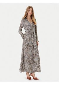 Marciano Guess Sukienka koszulowa 5YGK47 7298A Beżowy Regular Fit. Kolor: beżowy. Materiał: wiskoza. Typ sukienki: koszulowe #1