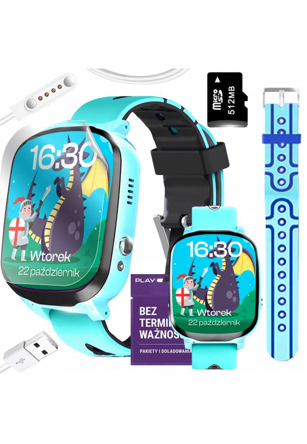 WonderWatch - Smartwatch Zegarek Dla Dzieci SIM Aparat Telefon Gry Odtwarzacz Muzyki. Rodzaj zegarka: smartwatch