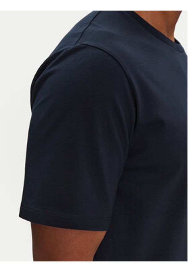 Jack & Jones - Jack&Jones T-Shirt Perfect 12268229 Granatowy Regular Fit. Kolor: niebieski. Materiał: bawełna