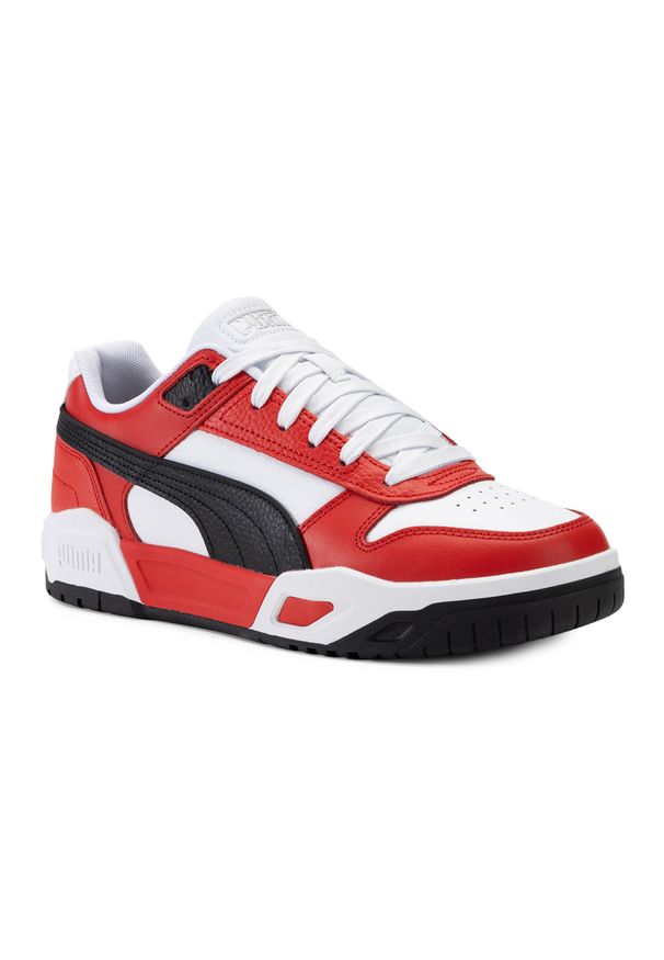 Puma - Buty PUMA RBD Tech Classic. Kolor: czerwony, wielokolorowy, czarny, biały. Materiał: materiał, skóra. Szerokość cholewki: normalna. Sport: turystyka piesza