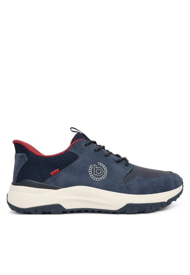 Bugatti Sneakersy 322-AVL02-5500-4100 Granatowy. Kolor: niebieski. Materiał: materiał