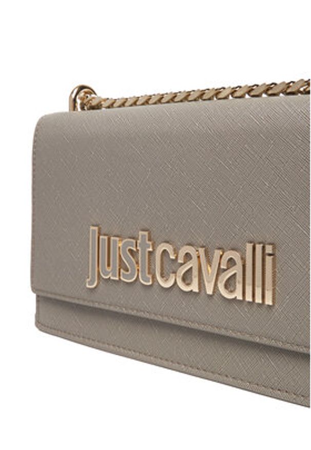 Just Cavalli Torebka 79RA4BBA Szary. Kolor: szary. Materiał: skórzane