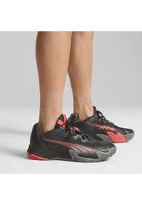 Puma - Buty do padla NOVA Elite PUMA Flat Dark Gray Black Medium Active Red. Kolor: wielokolorowy, szary, czarny