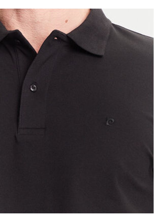 Pierre Cardin Polo C5 21354.2110 Czarny Regular Fit. Typ kołnierza: polo. Kolor: czarny. Materiał: bawełna