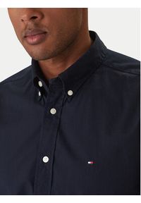 TOMMY HILFIGER - Tommy Hilfiger Koszula Core Flex MW0MW39988 Granatowy Regular Fit. Kolor: niebieski. Materiał: bawełna #3