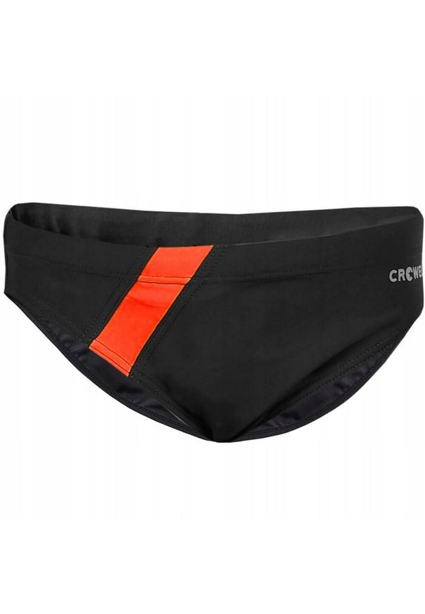 CROWELL - Chłopięce Spodenki Kąpielowe Oscar. Kolor: żółty, czarny, wielokolorowy, pomarańczowy