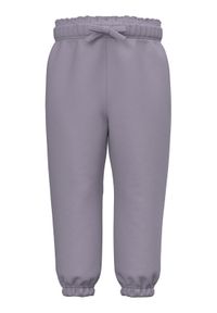 Name it - NAME IT Spodnie dresowe 13219627 Fioletowy Regular Fit. Kolor: fioletowy. Materiał: bawełna
