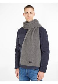 Calvin Klein Szalik Daddy Wool Knit Scarf K50K510995 Szary. Kolor: szary. Materiał: wełna #5