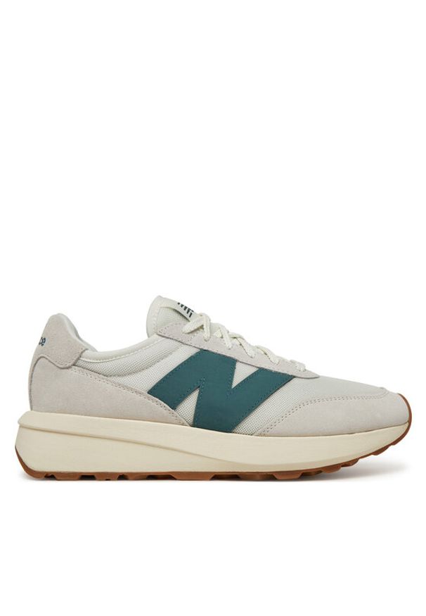 New Balance Sneakersy U370CC Beżowy. Kolor: beżowy. Materiał: zamsz, skóra