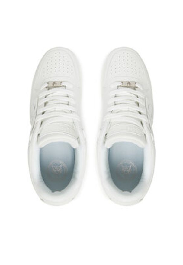 Plein Sport Sneakersy Viper I // GEN.X.05 SAES USC0737 STE003N Biały. Kolor: biały. Materiał: skóra