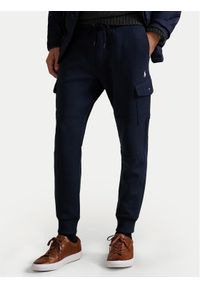 Polo Ralph Lauren Spodnie materiałowe 710980340001 Granatowy Regular Fit. Kolor: niebieski. Materiał: bawełna #1