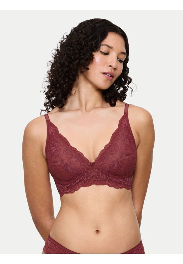 Triumph Biustonosz bezfiszbinowy Amourette Charm 10214451 Różowy. Kolor: różowy. Materiał: syntetyk