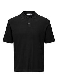 Only & Sons Polo Tony 22033571 Czarny Regular Fit. Typ kołnierza: polo. Kolor: czarny. Materiał: bawełna #8