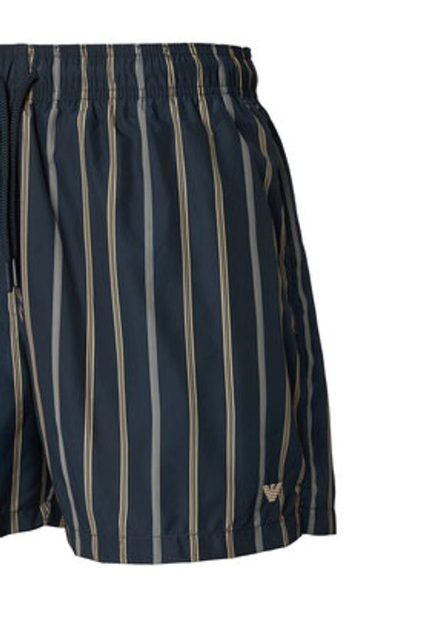 Emporio Armani Szorty kąpielowe EM000583 AF20445 FB170 Granatowy Regular Fit. Kolor: niebieski. Materiał: syntetyk