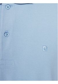 Pierre Cardin Polo C5 20904.2060 Błękitny Regular Fit. Typ kołnierza: polo. Kolor: niebieski. Materiał: bawełna