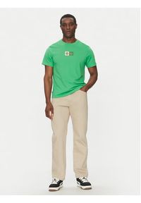 Element T-Shirt ELYZT00492 Zielony Regular Fit. Kolor: zielony. Materiał: bawełna