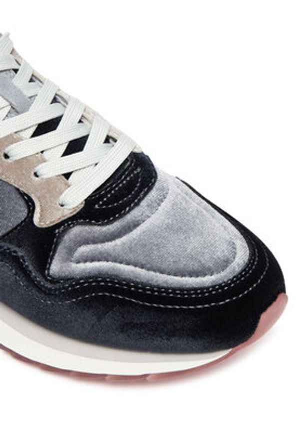 HOFF Sneakersy Sapphire 22402019 Niebieski. Kolor: niebieski. Materiał: zamsz, skóra
