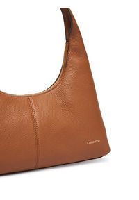 Calvin Klein Torebka Slouchy Leather Shoulder Bag LV04F3657G Zielony. Kolor: zielony. Materiał: skórzane #3