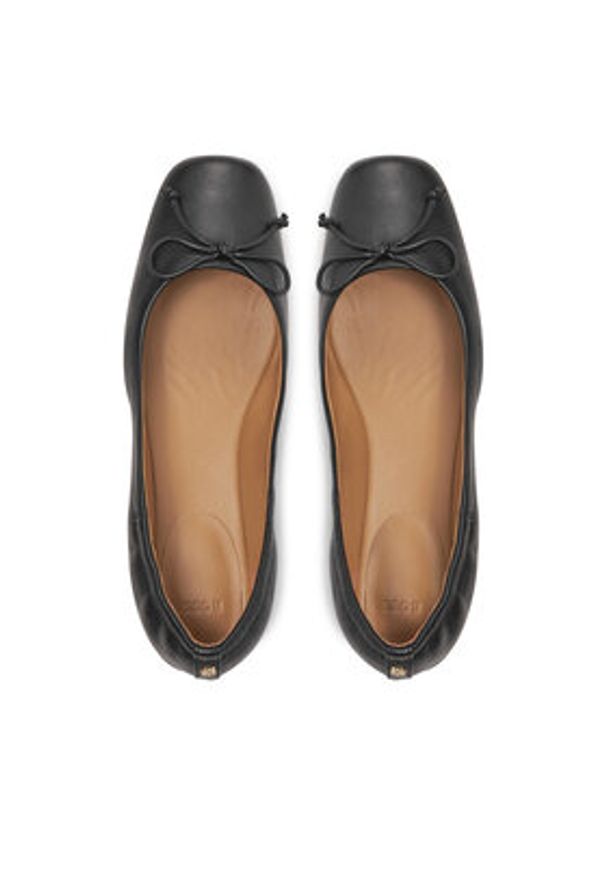 BOSS - Boss Baleriny Luara 50536353 Czarny. Kolor: czarny. Materiał: lakier, skóra