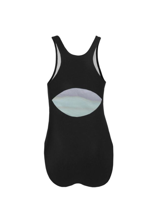 CROWELL - Kostium kąpielowy dla dziewczynki Crowell Swan czarno-błękitno-niebieski. Kolor: czarny