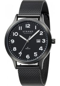 Zegarek Strand Zegarek męski Strand S751GDBBMB czarny. Kolor: czarny #1