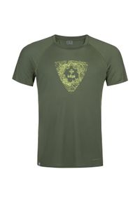 Męska koszulka do biegania Kilpi WYLDER-M. Kolor: zielony