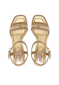 MICHAEL Michael Kors Sandały Mandy 40S6MAMS1D Złoty. Kolor: złoty. Materiał: skóra #4