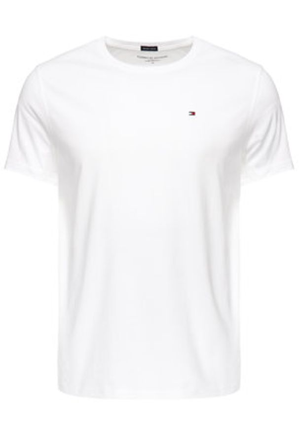 TOMMY HILFIGER - Tommy Hilfiger T-Shirt 2S87904671 Biały Regular Fit. Kolor: biały. Materiał: bawełna